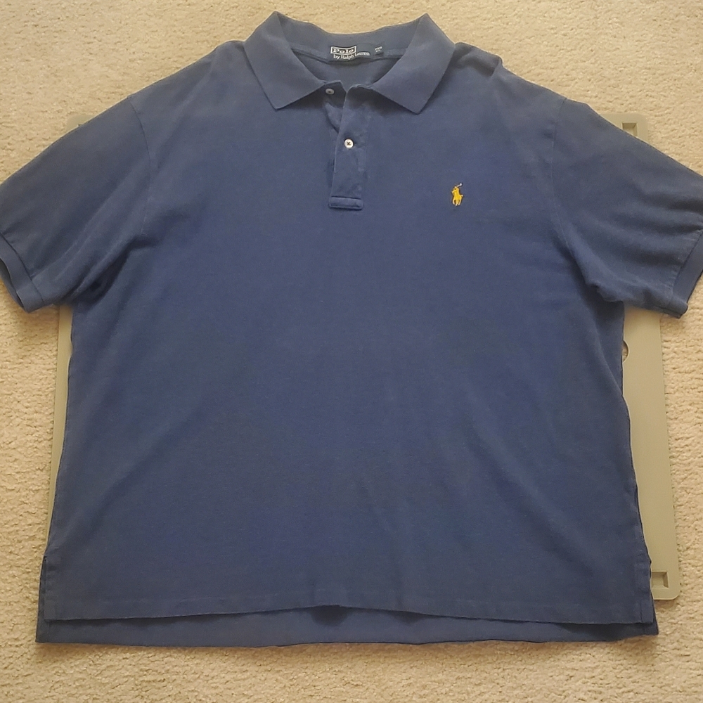Men's Ralph Lauren Polo, Navy Blue, Size 2XB Big, 100% Cotton